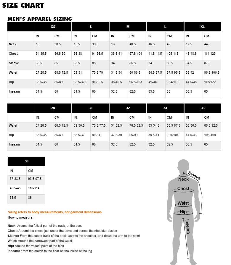 Black Diamond Sizing