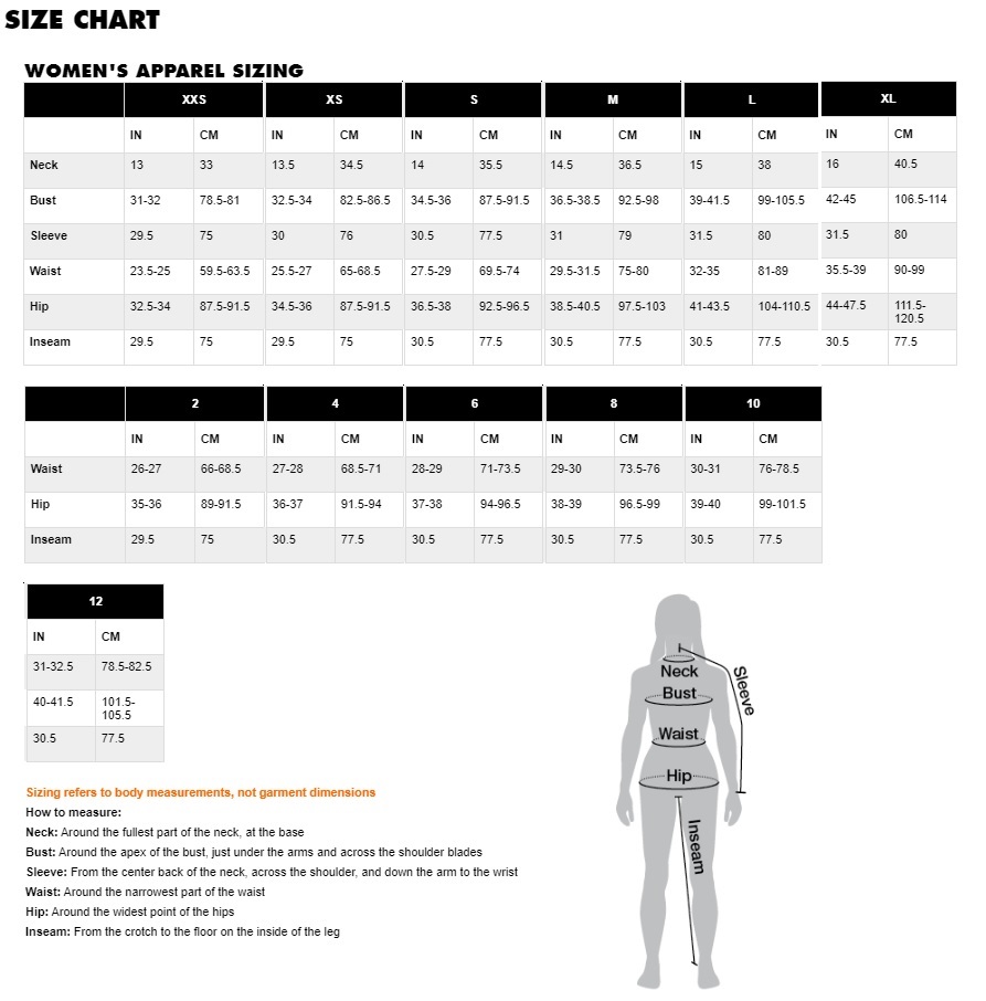 Black Diamond Sizing