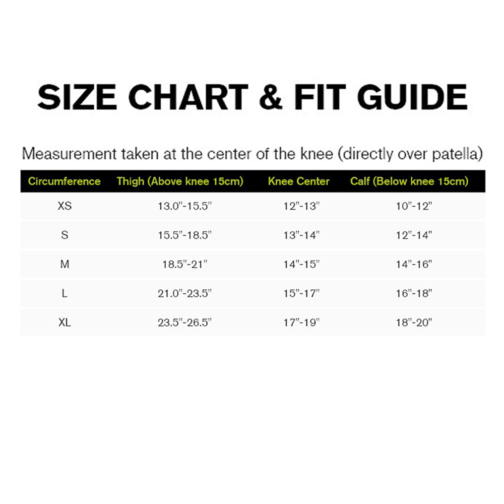 donjoy size chart