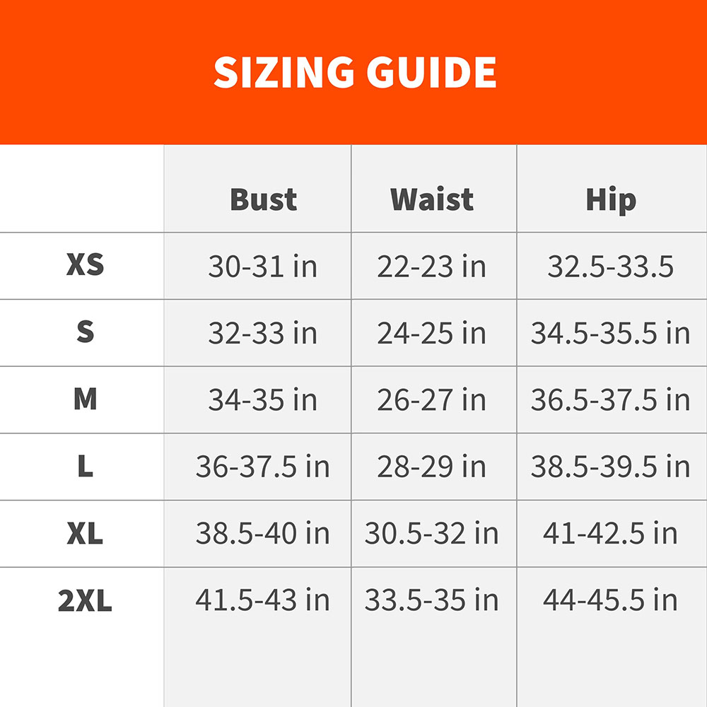 gobi heat women jacket size chart