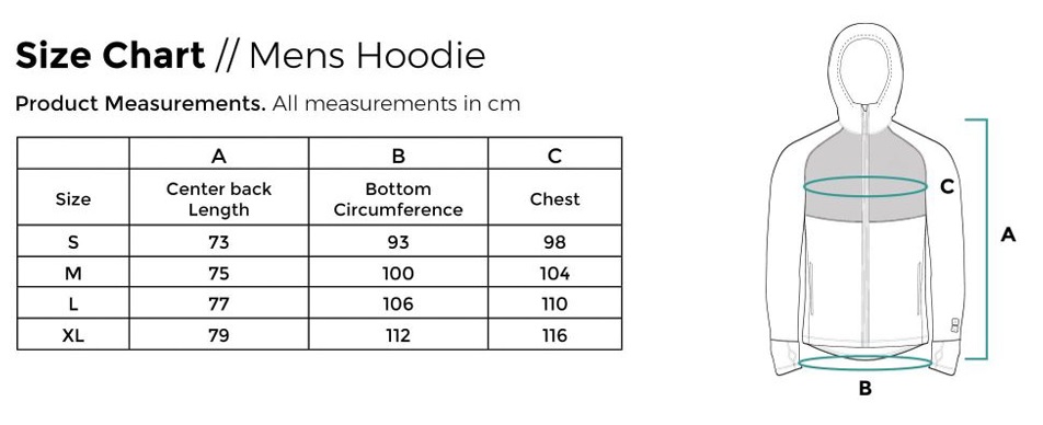 Heat Experience Size Chart
