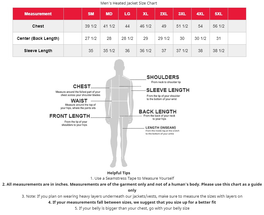 Nexgen Size Chart