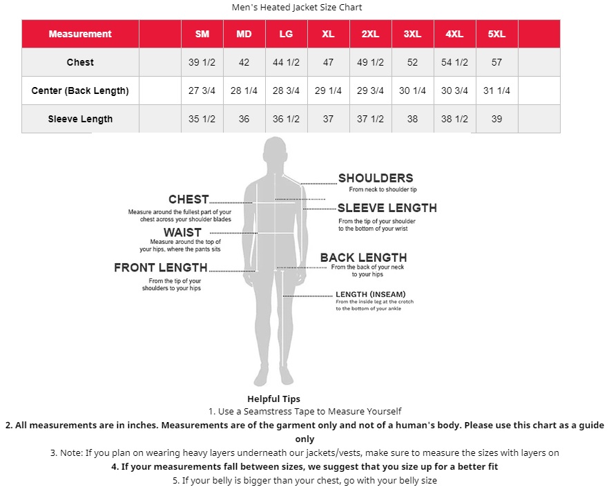 Nexgen Size Chart