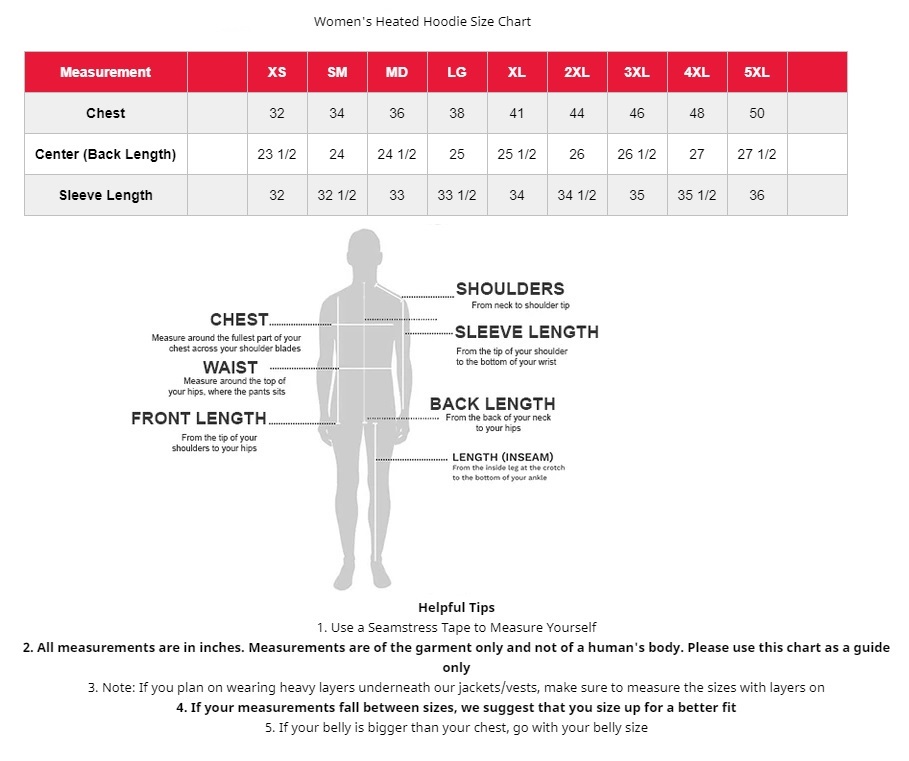 Nexgen Size Chart