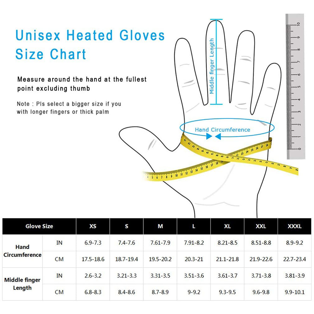 snow deer heat size chart