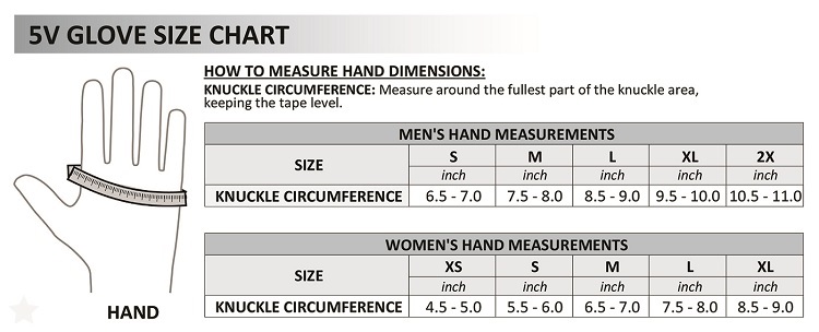 Temp360 Size Chart
