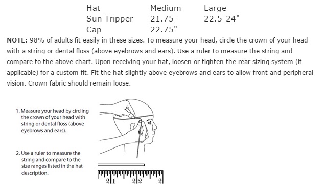 Sunday Afternoons Hats Size Chart