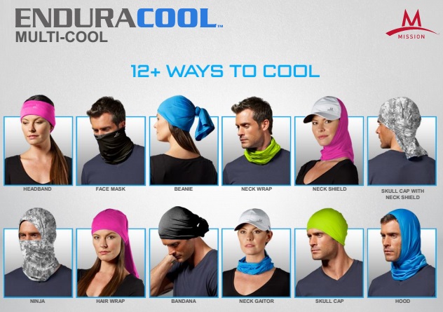 Mission EnduraCool Multi Cool Cooling Neck Gaiter My Cooling Store