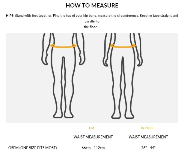 nathan Size Chart