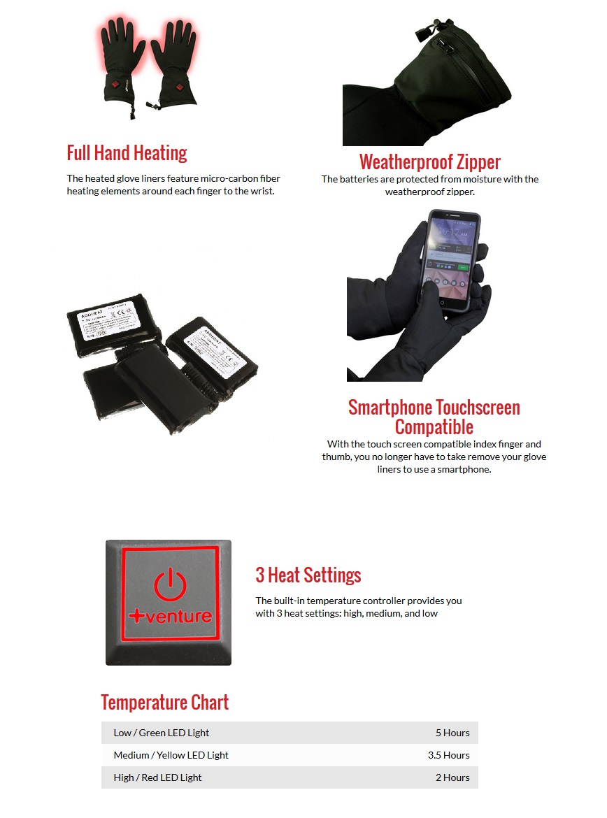 Venture Heat Avert Heated Glove Liner