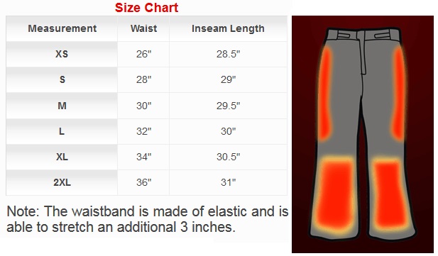 Venture Heat Heated Motorcycle Pant Liners